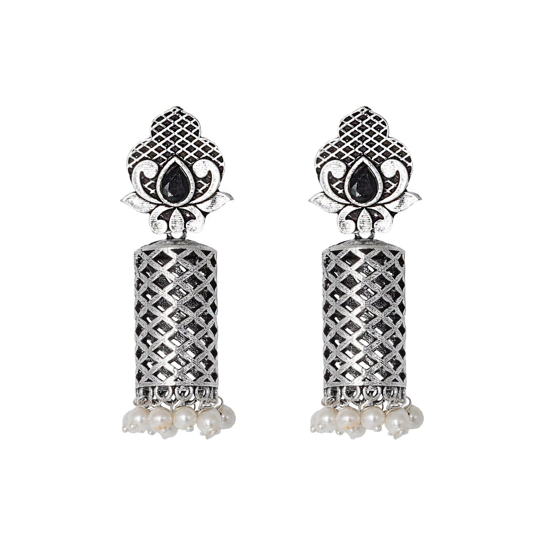 Teejh Babina Silver Oxidised Jewelry Gift Set
