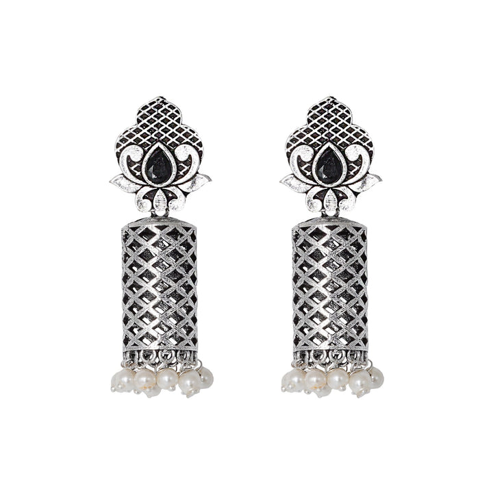 Teejh Babina Silver Oxidised Jewelry Gift Set