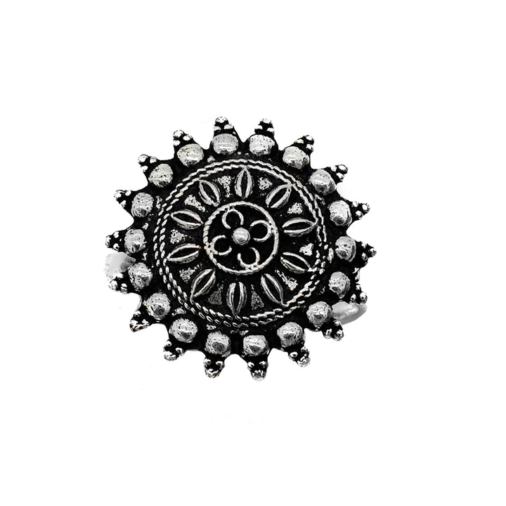 Teejh Sitar Silver Oxidised Jewelry Gift Set