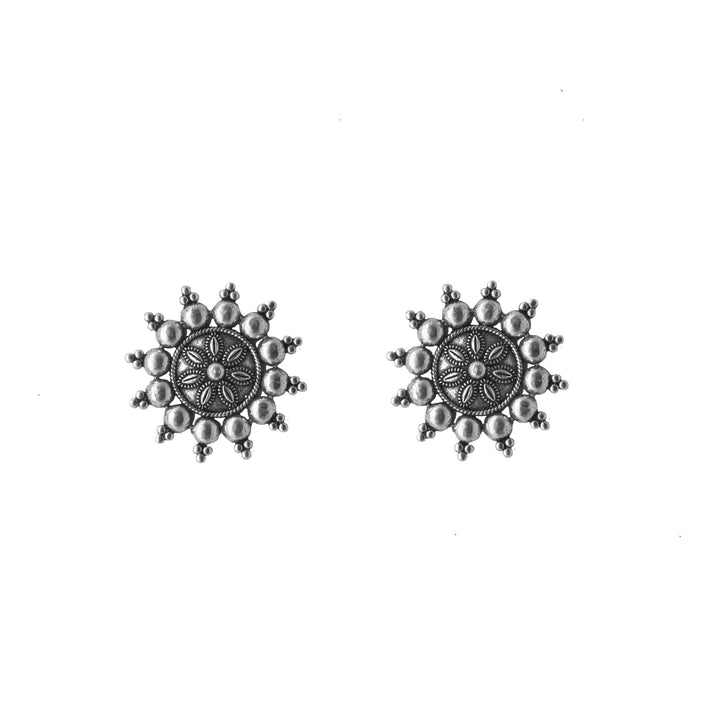 Teejh Mishita Metallic Silver oxidized Jewelry Gift Set