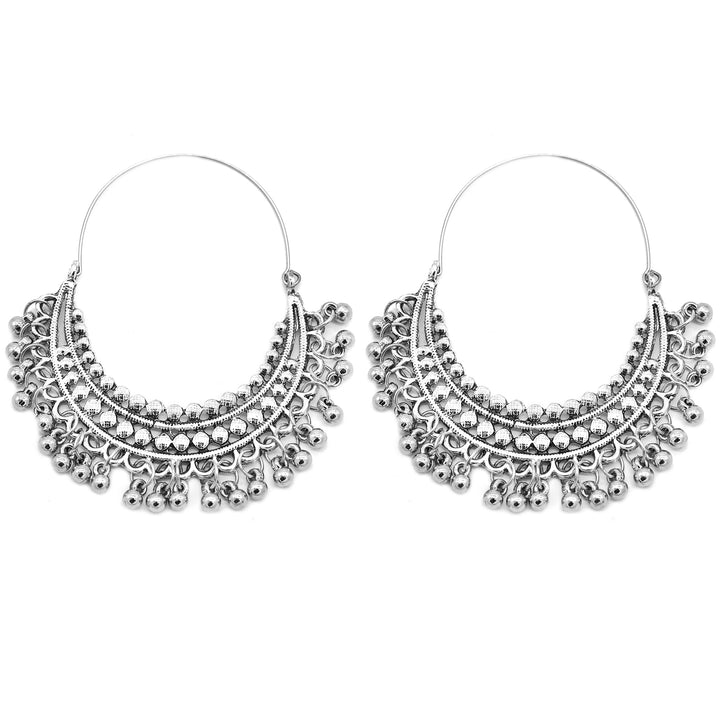 Teejh Nysa Metallic Silver oxidized Jewelry Gift Set