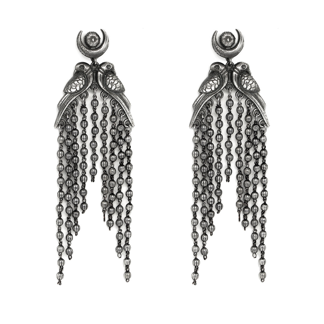 Teejh Reyna Metallic Silver oxidized Jewelry Gift Set