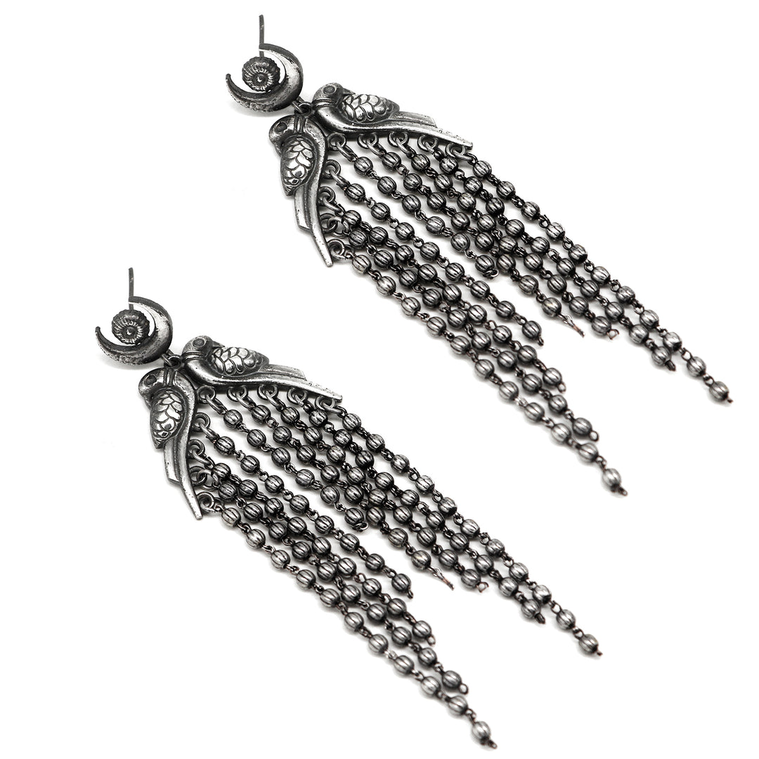 Teejh Reyna Metallic Silver oxidized Jewelry Gift Set