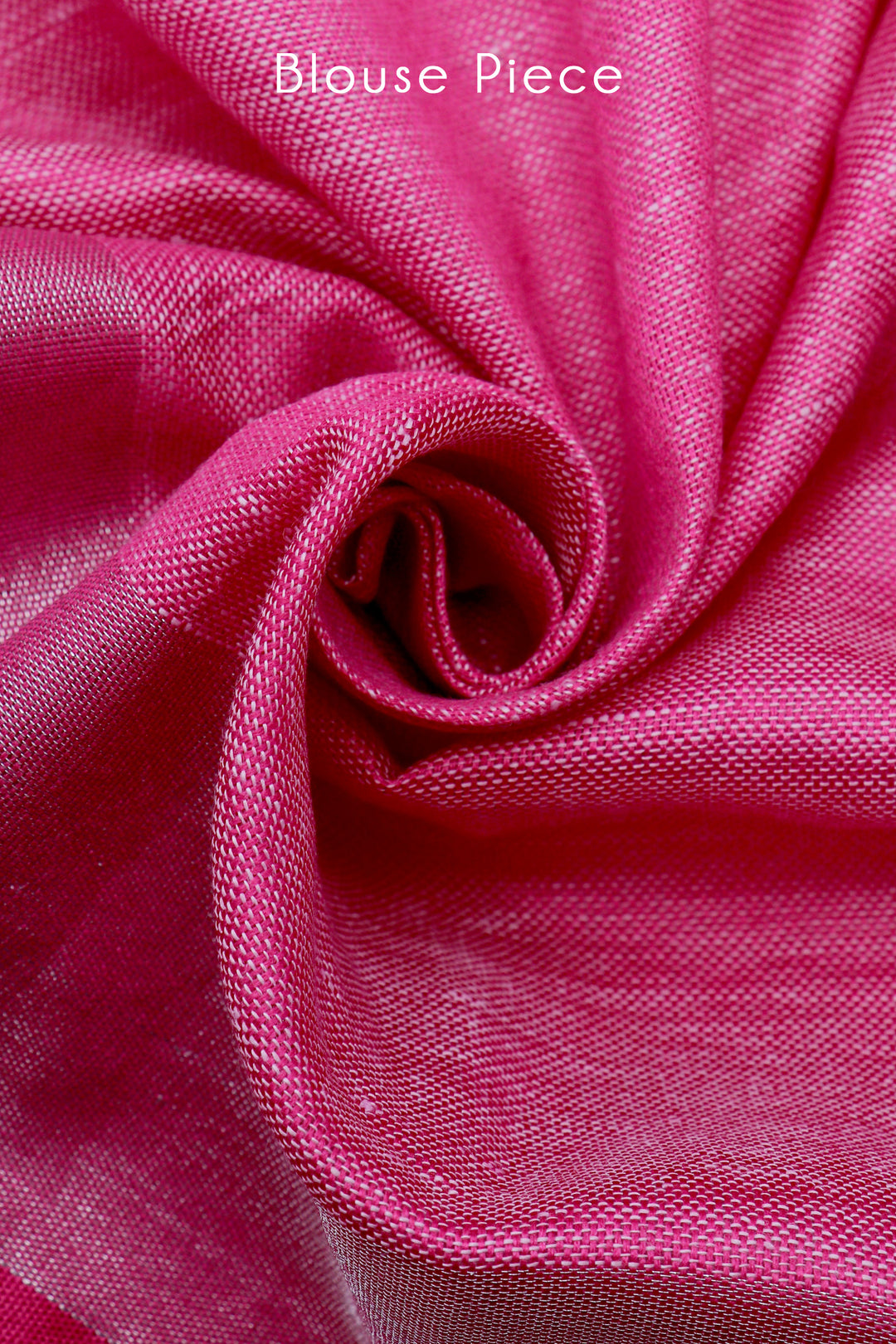 Teejh Pink Champagne Linen Mahapar Saree