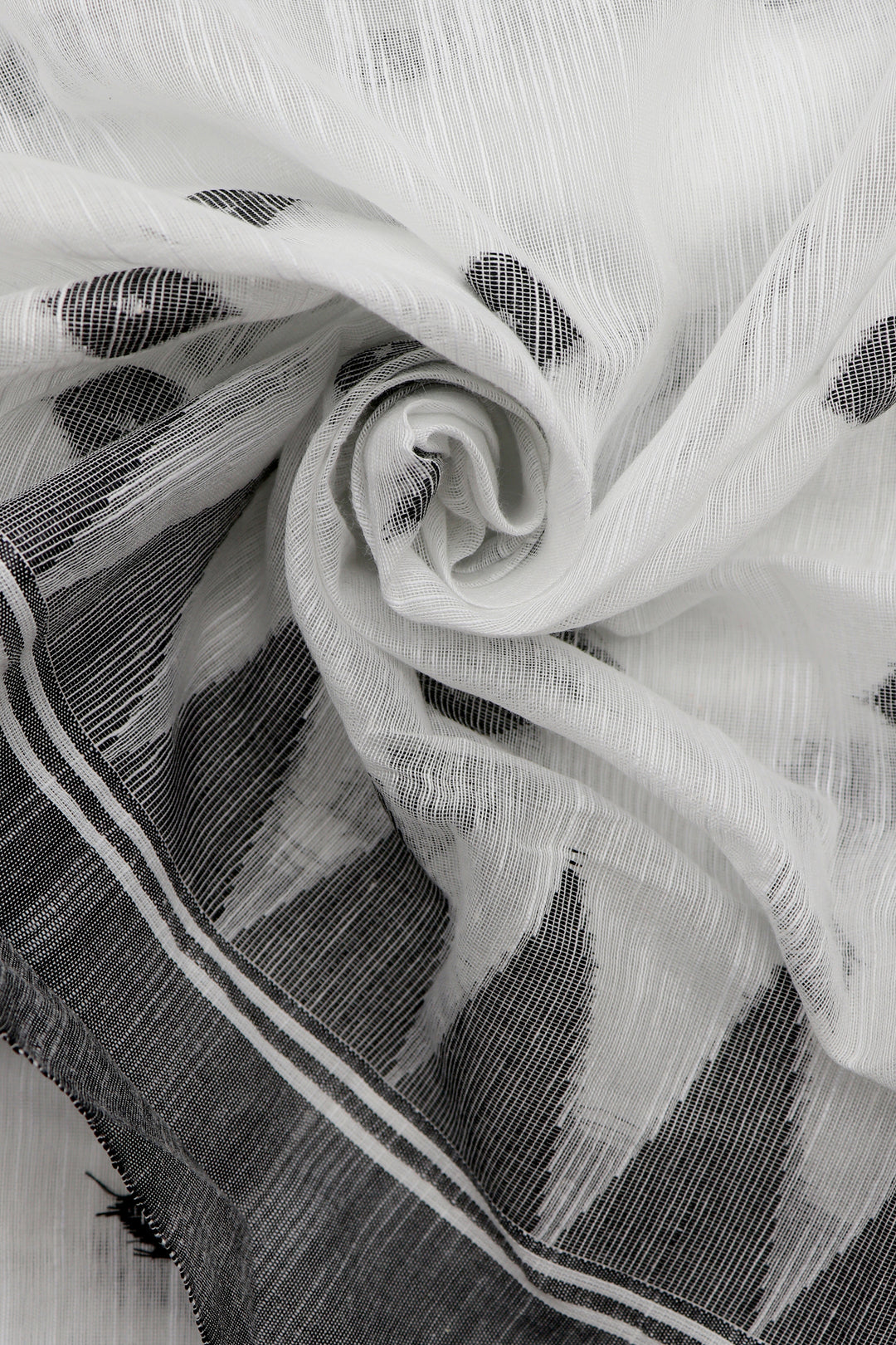Teejh Salt &amp; Pepper Handloom Khadi Cotton Saree