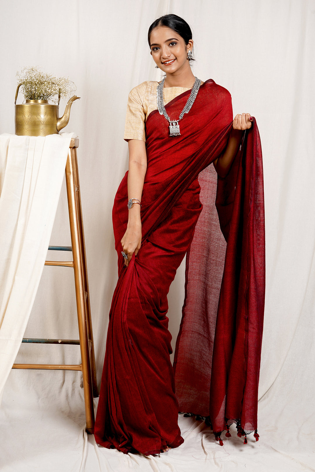 Teejh Ruellia Saree &amp; Jewelry Gift Set