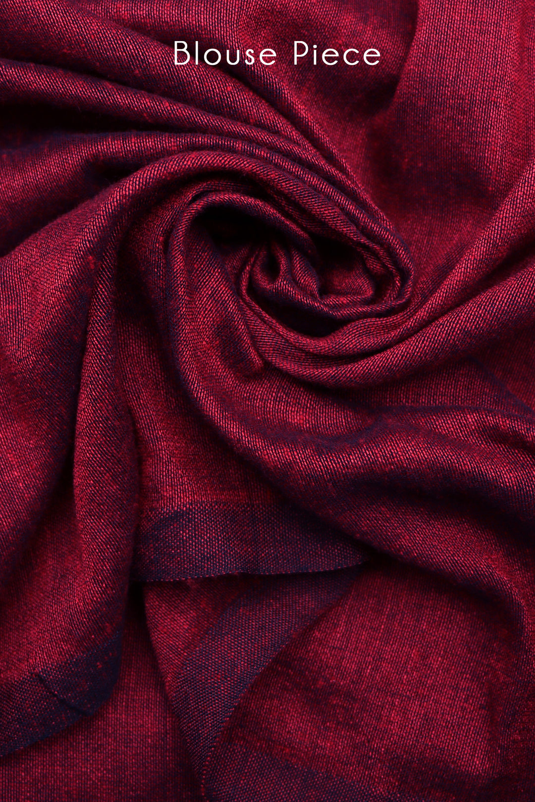 Teejh Salvia Red Mulmul Cotton Saree