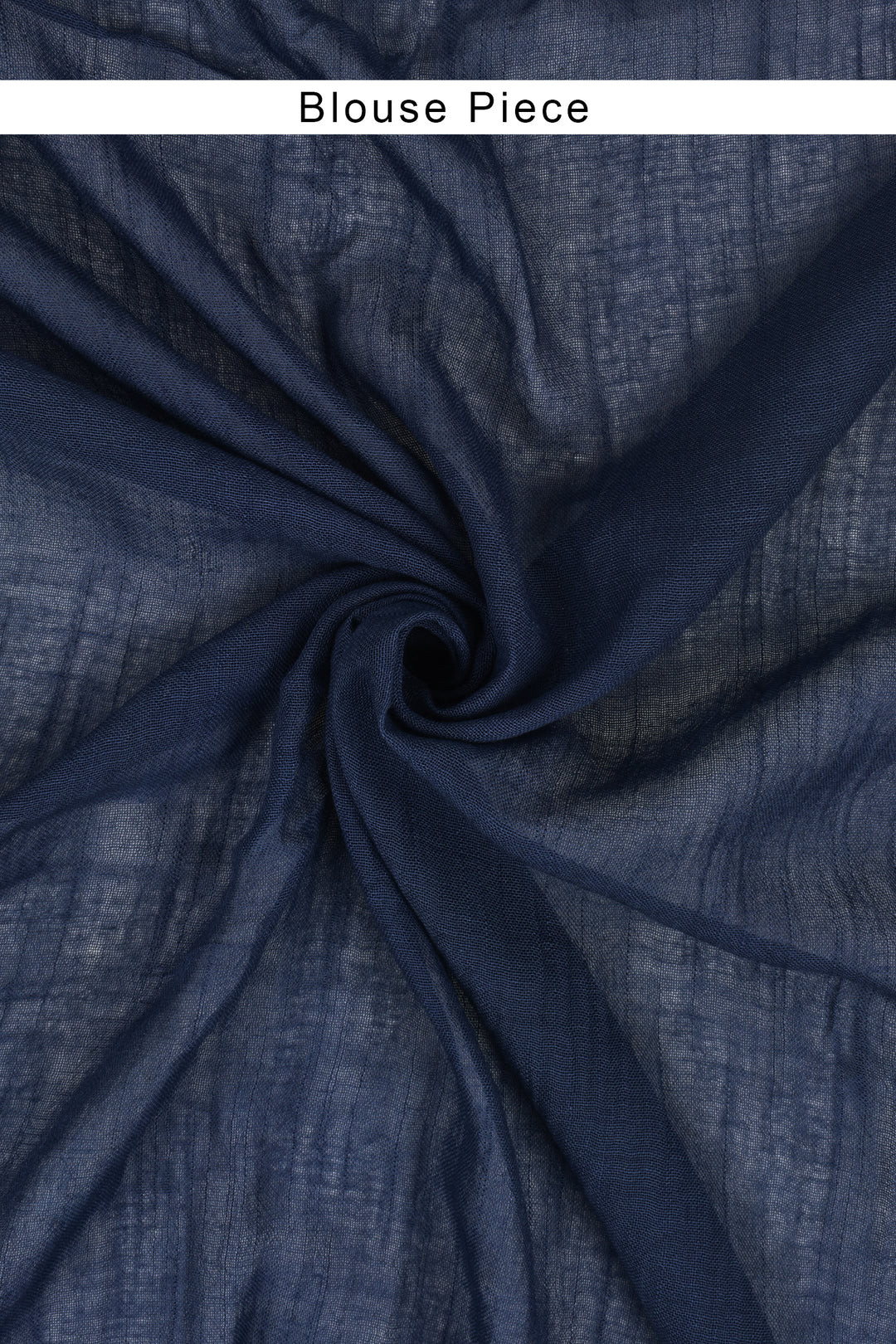 Teejh Suneheri Blue and Yellow Tie and Dye Linen Cotton Saree With Blouse Piece