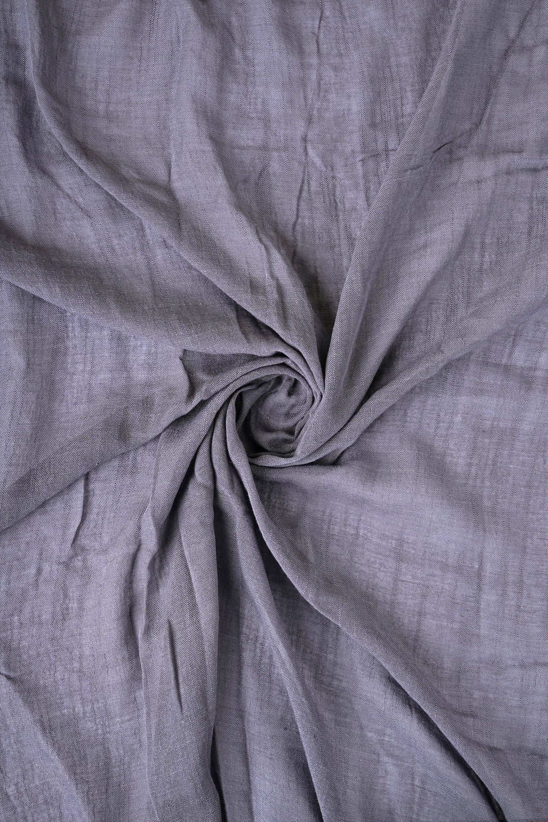 Teejh Kaynat Grey Linen Saree with Blouse Piece