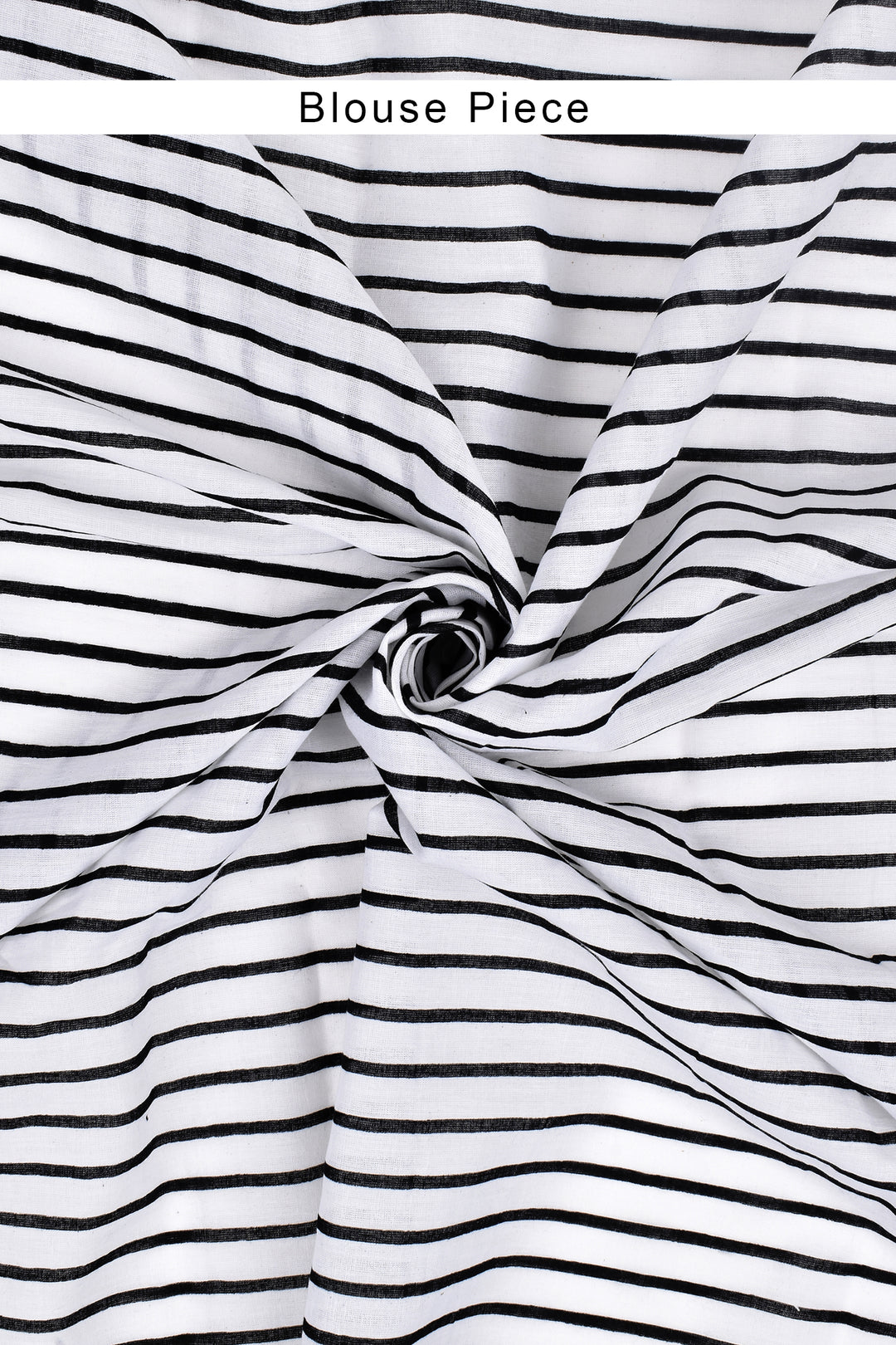 Teejh Liya Black Cotton Saree with Blouse Piece