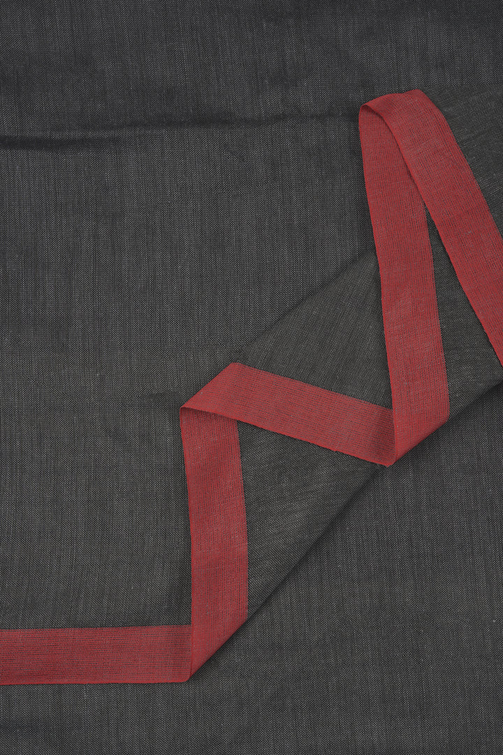 Teejh Kaira Deep Grey Mulmul Saree