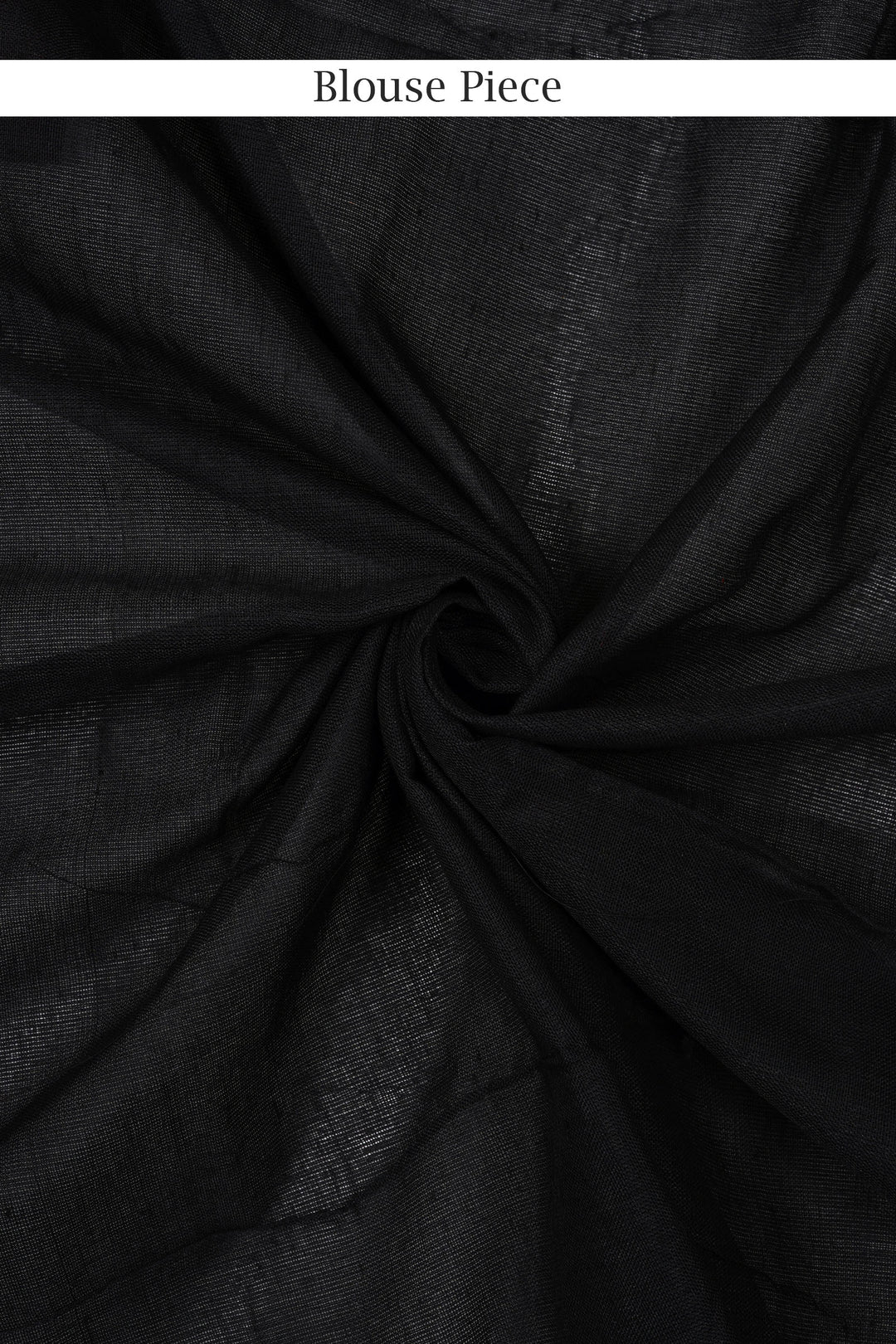 Teejh Savali Black Mulmul Saree