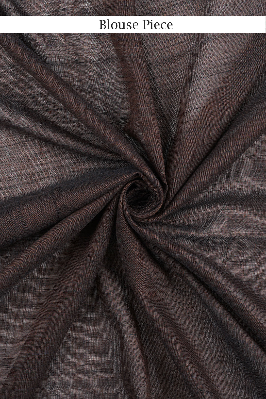 Teejh Savali Brown Mulmul Saree