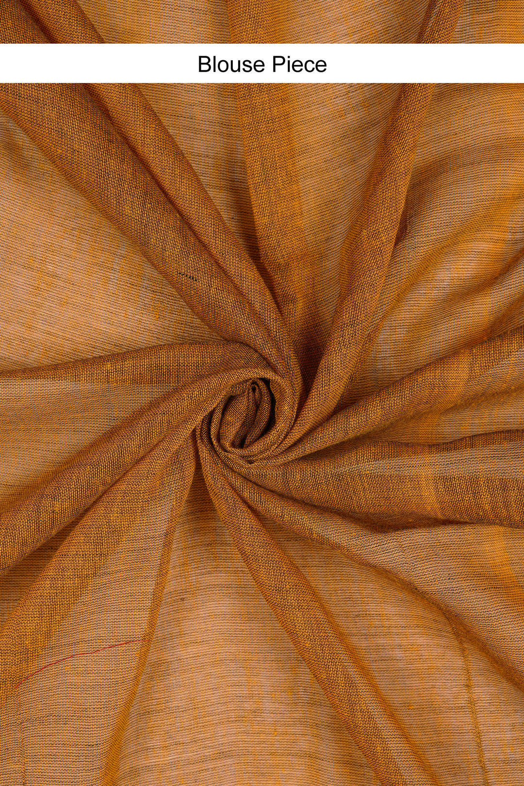 Teejh Takshi Mustard Yellow Mulmul Saree