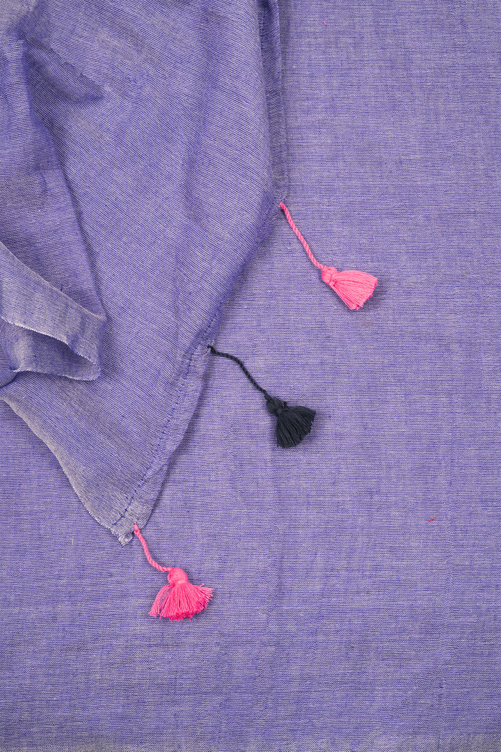 Teejh Takshi Light Purple Mulmul Saree