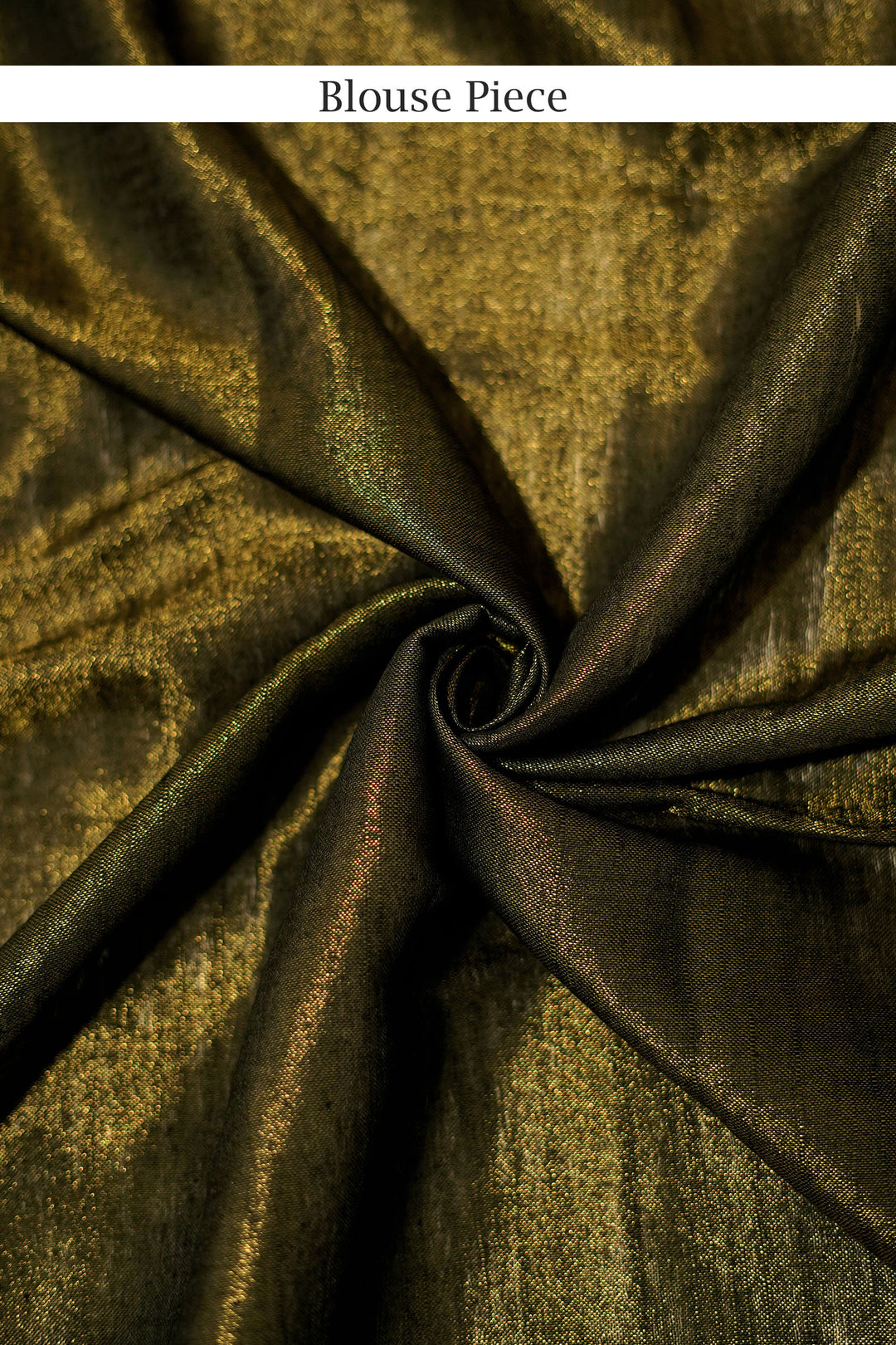 Teejh Shaurya Black Golden Tissue Silk Saree