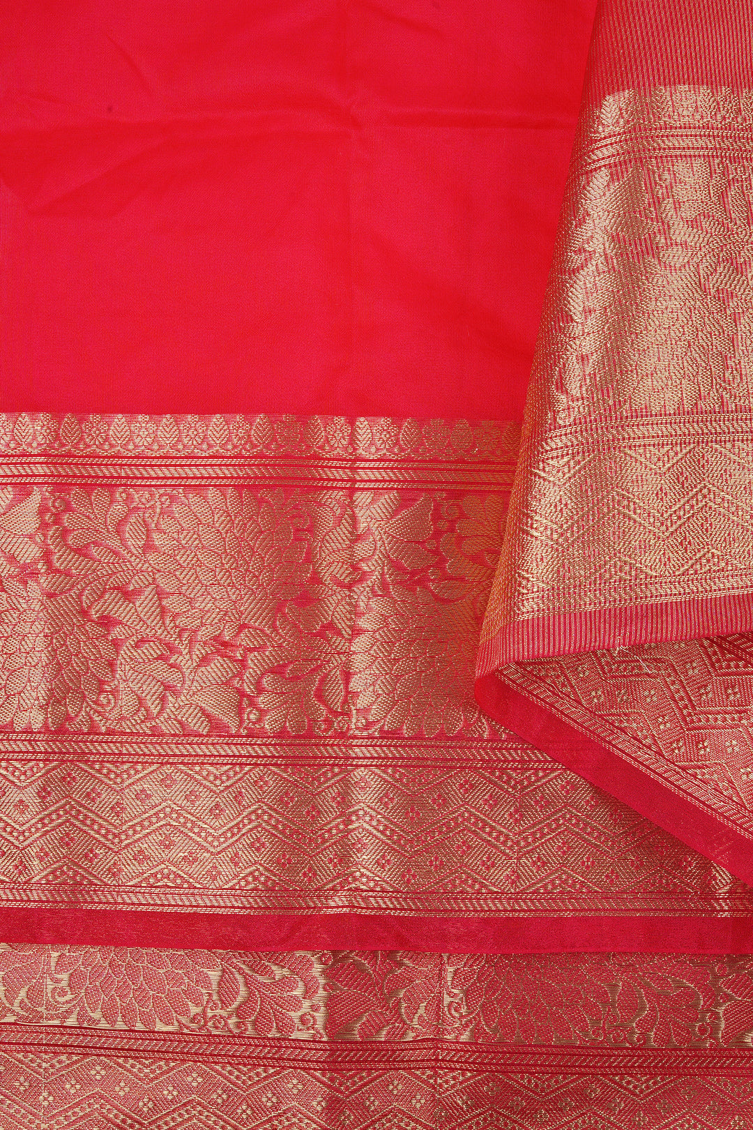 Teejh Zunaira Red Organza Saree