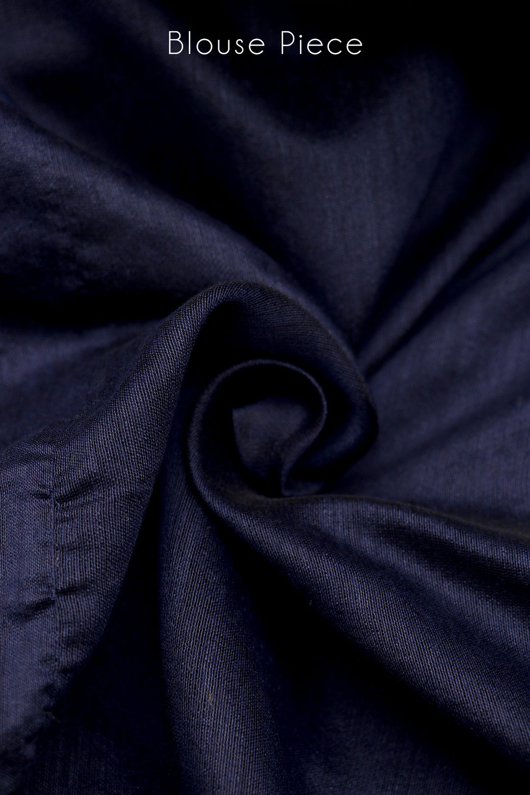 Teejh Indigo Blue Box Handloom Sequin Saree