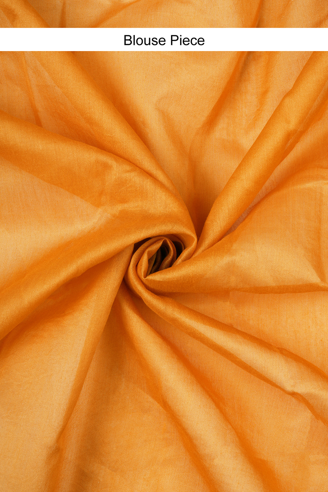 Teejh Sunehri Sham Mustard Block Print Chanderi Silk Saree