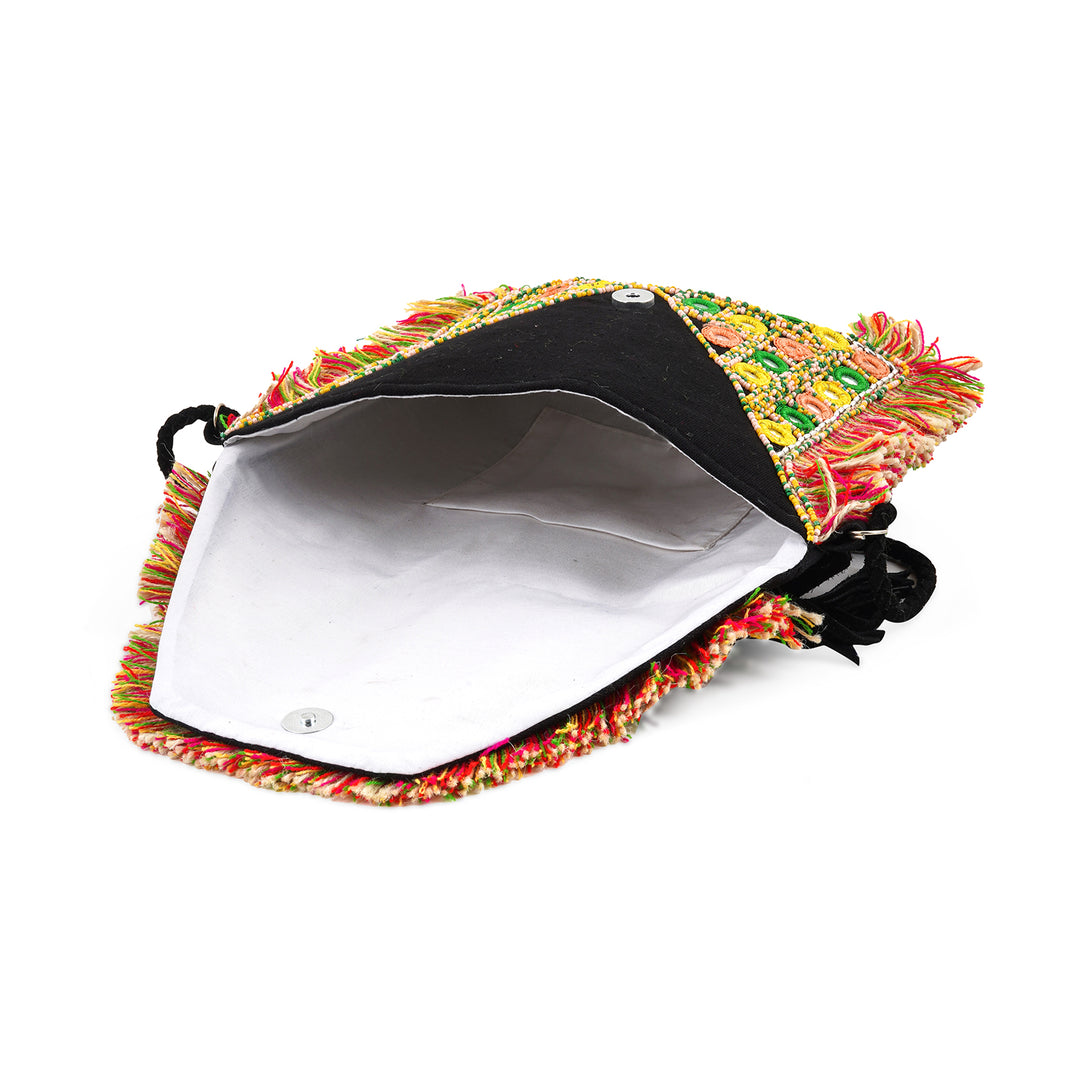 Flower Child Tassel Multicoloured Banjara Bag