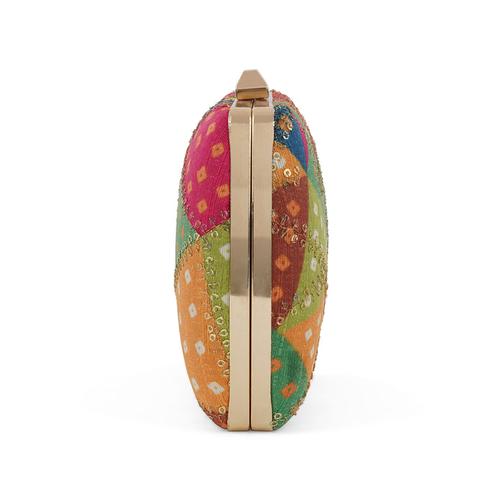 Jaipur Jazz Multicoloured Printed Clutch