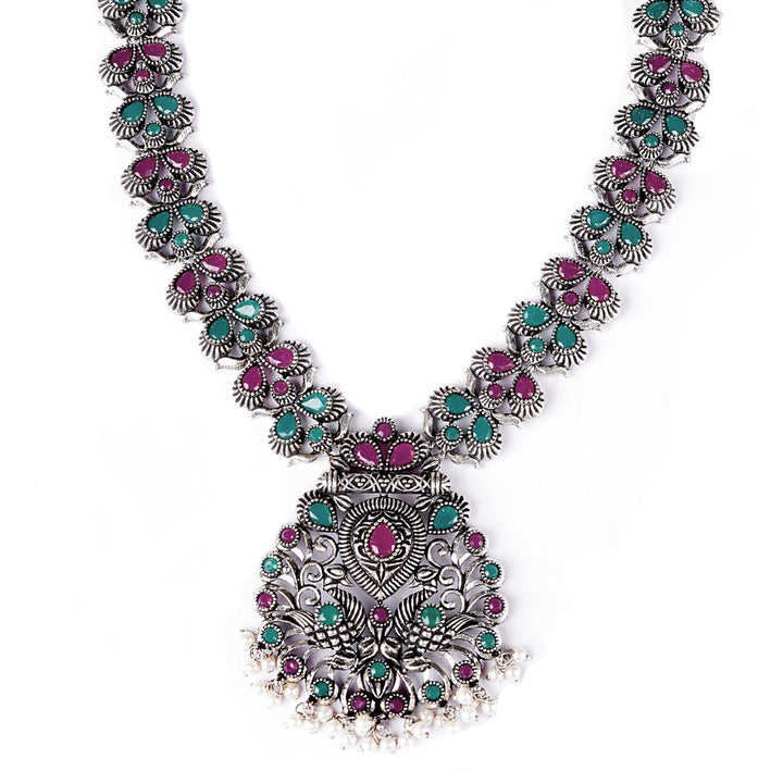Teejh Nishka Multi Colored Necklace Set