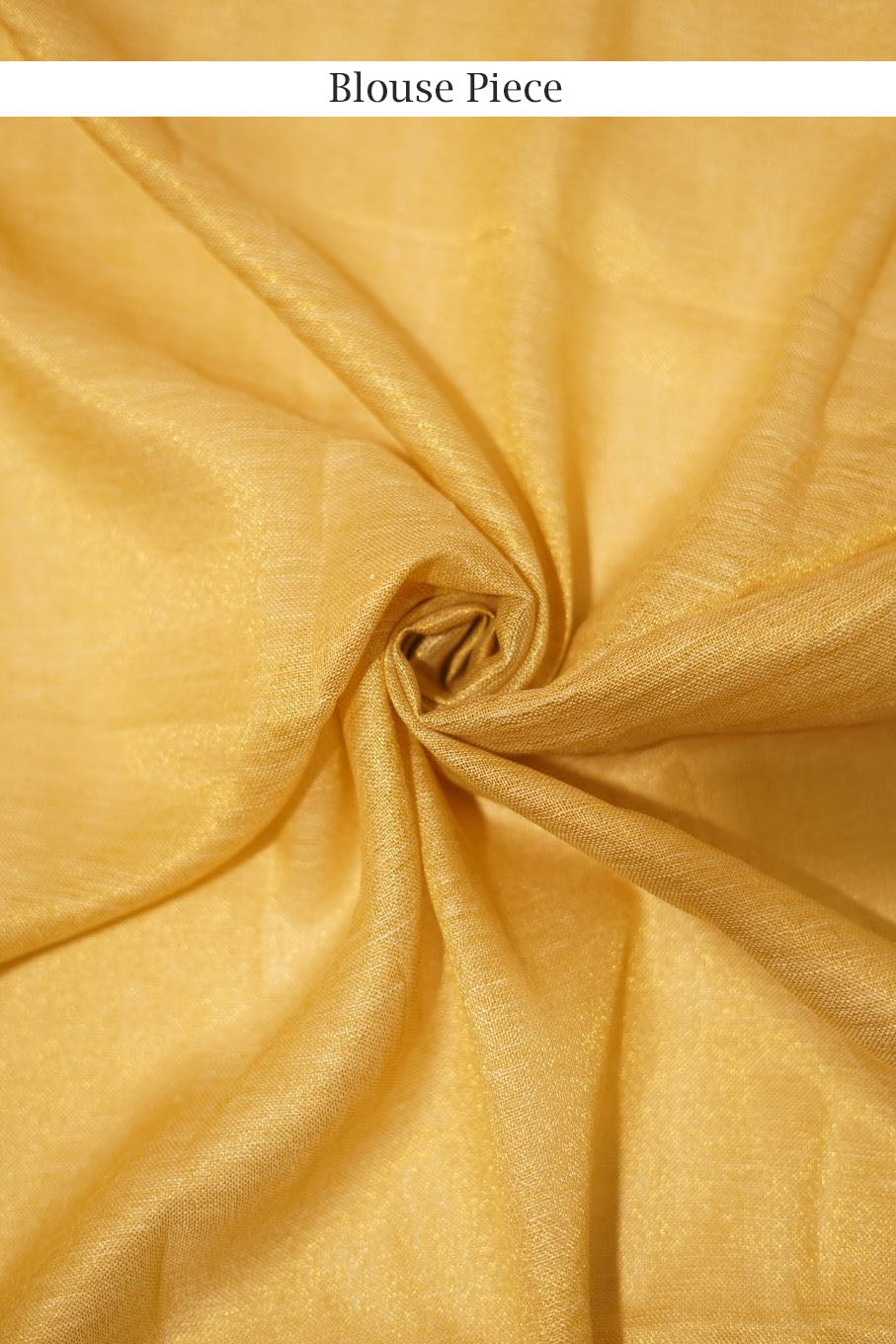 Teejh Laboni White &amp; Gold Linen Saree